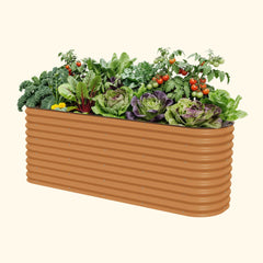 32" Extra Tall 9 In 1 Large Modular Metal Raised Garden Bed Kit