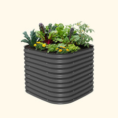 32" Extra Tall 4 In 1 Small Modular Metal Raised Garden Bed Kit
