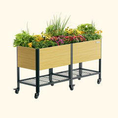 Woodgrain Elevated Garden Bed 2.0' x 6.0'