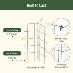FlexGrow™ Modular Cage Trellis System - 12 Panels