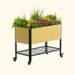 Woodgrain Elevated Garden Bed 2.0' x 4.0'