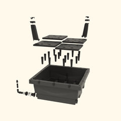 Foodcube™ Slim - The Next Generation of Self Watering Raised Garden Elevated