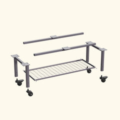 EZCube Elevated Rolling Planter Cart