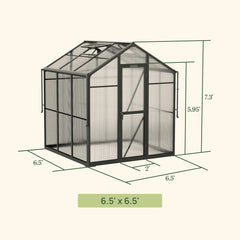 Vego Junior Victorian Greenhouse - 6.5ft Wide