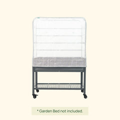 Greenhouse Frost Cover & Trellis System for Elevated Bed