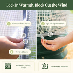 Greenhouse Frost Cover & Trellis System