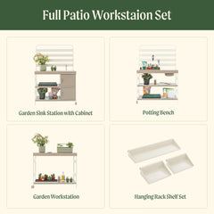 Full Patio Workstation Set