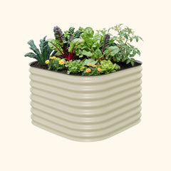 26" Tall 4 In 1 Small Modular Metal Raised Garden Bed Kit