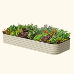 17" Tall X In 1 Giant Modular Metal Raised Garden Bed Kit