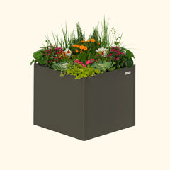32" Extra Tall Modern 42" x 42" Metal Raised Garden Bed