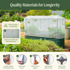 Greenhouse Frost Cover & Trellis System