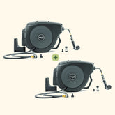 2-Pack Retractable Hose Reel Set