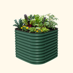 32" Extra Tall 4 In 1 Small Modular Metal Raised Garden Bed Kit