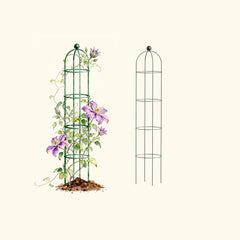 Round Obelisk Garden Trellis - 6.4 ft