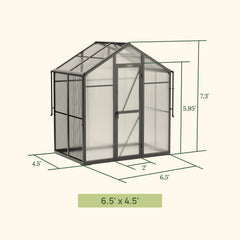 Vego Junior Victorian Greenhouse - 6.5ft Wide