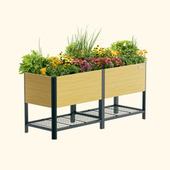 Woodgrain Elevated Garden Bed 2.0' x 6.0'