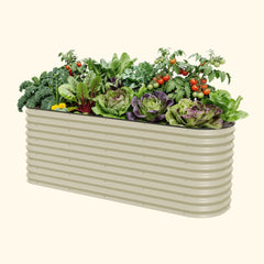 32" Extra Tall 9 In 1 Large Modular Metal Raised Garden Bed Kit