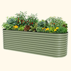 32" Extra Tall 10 In 1 Jumbo Modular Metal Raised Garden Bed Kit