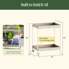 Garden Potting Cart