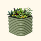 32" Extra Tall 4 In 1 Small Modular Metal Raised Garden Bed Kit