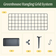 Greenhouse Hanging Grid System