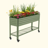 Elevated Garden Bed - Slim Series 1.5' x 5.5' Wheels Included