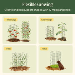 FlexGrow™ Modular Cage Trellis System - 12 Panels