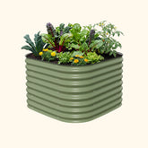 26" Tall 4 In 1 Small Modular Metal Raised Garden Bed Kit