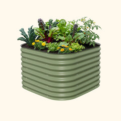26" Tall 4 In 1 Small Modular Metal Raised Garden Bed Kit
