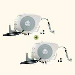 2-Pack Retractable Hose Reel Set