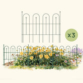 Garden Border Edging Fence - 3 Pack