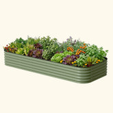 17" Tall X In 1 Giant Modular Metal Raised Garden Bed Kit