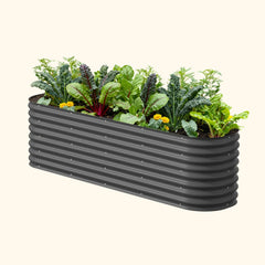 26" Tall 9 In 1 Large Modular Metal Raised Garden Bed Kit
