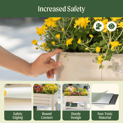 Kids First Elevated Garden Bed - 1.3' x 3.0'