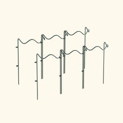 Border Plant Support Wavy - 6 Pack