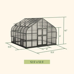 Vego Grand Pacific Greenhouse – 12.5ft Grow Light Garden + Bistro
