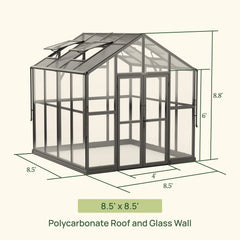 Vego Victorian Greenhouse - 8.5ft Wide