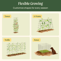 FlexGrow™ Tomato Cage - 11.5" Square