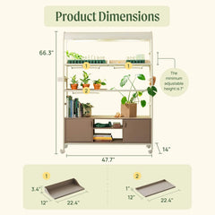 4 Tier Grow Light Garden Pro
