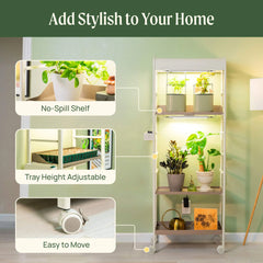 4 Tier Grow Light Garden
