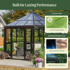 Vego Diamond Pavilion Greenhouse